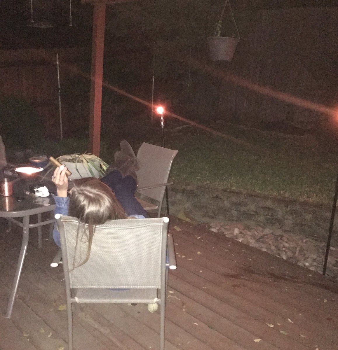 aarontitgf's tweet photo. Sunday night post-GoT cigars on the porch during a storm. 👌 perfect https://t.co/ZP3yGdL36e
