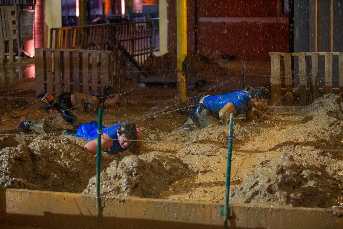 NBCSpartan's tweet photo. Number one rule of the Army Crawl... keep your eyes CLOSED! #Spartan https://t.co/alioN6zgGj