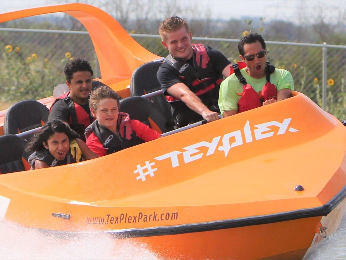 StaciOtts's tweet photo. Had a great time again @texplexpark with these crazy teens. Thanks for the fun on a hot Texas day! ☀️💦 #jetboat #texplex https://t.co/c10euOdv1n