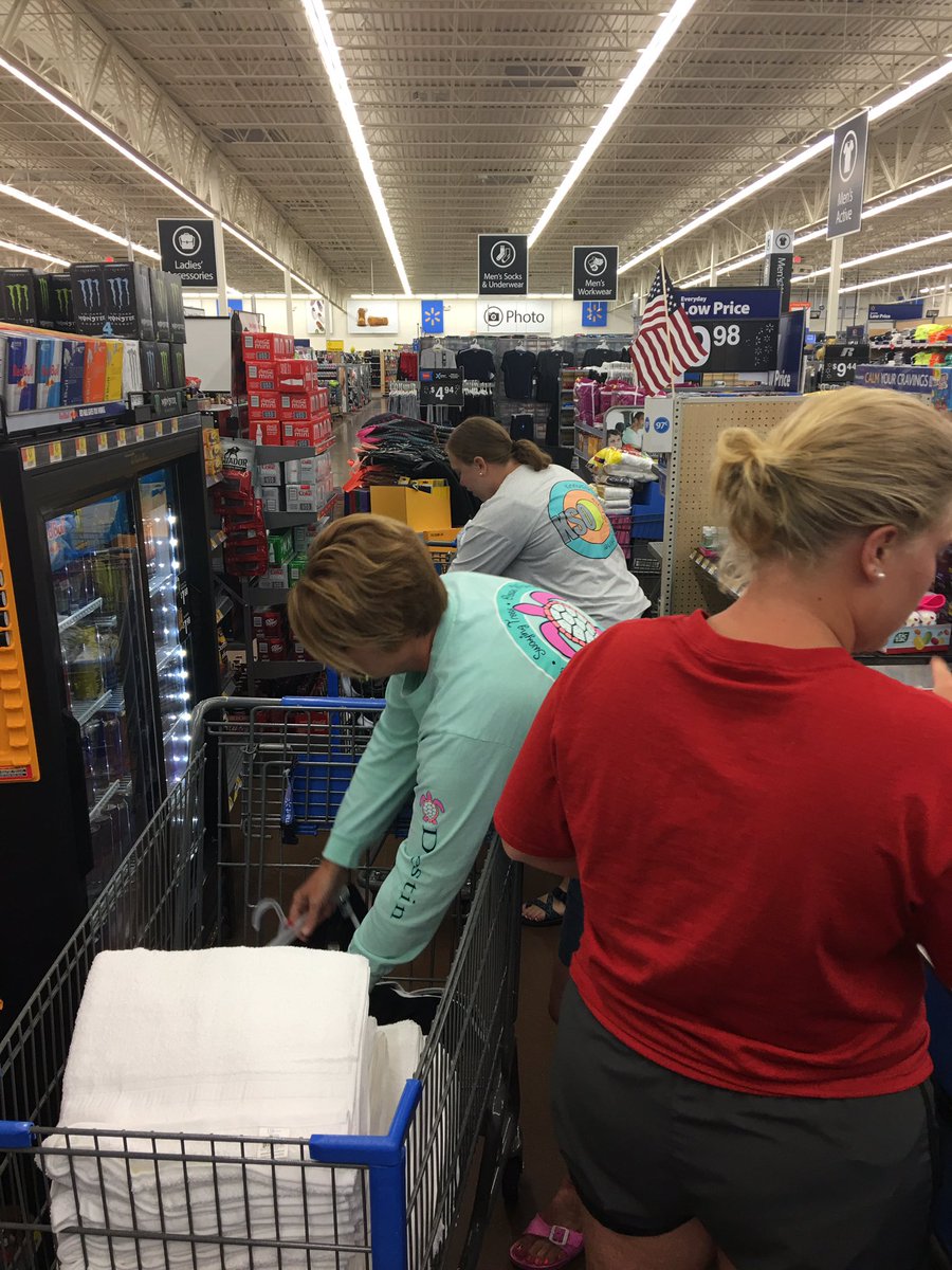 RussellCoYSC's tweet photo. $2400 Wal-Mart back-to-school run at 10:00pm Sunday night. Had the best help ever! Let the YSC know if you need school supplies! https://t.co/hpmNRrlbbq