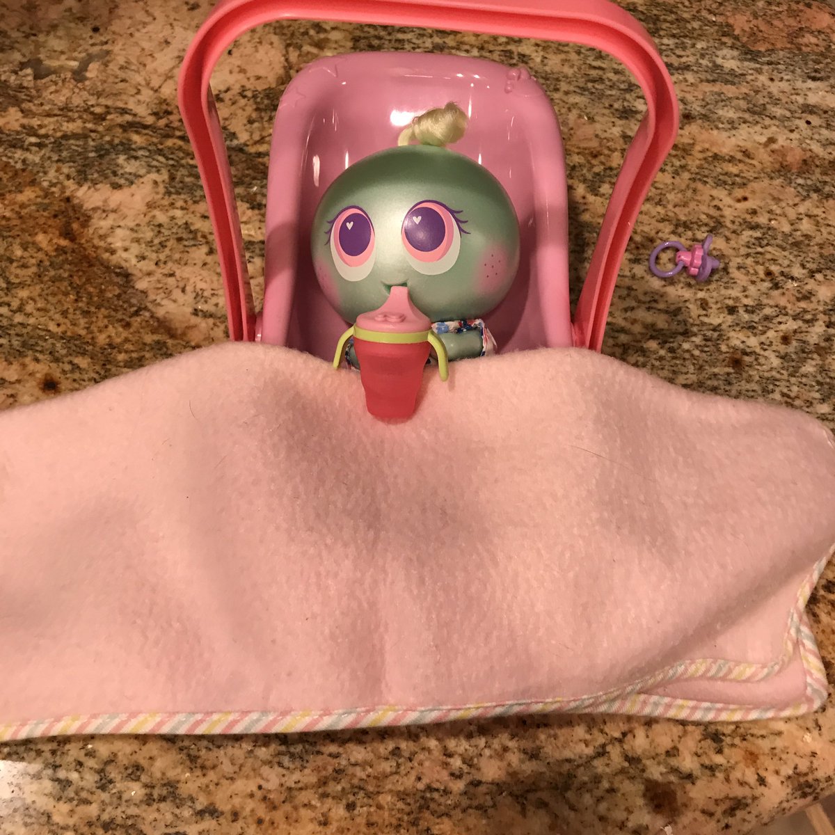 apple_may4's tweet photo. When your kid asks you to babysit her nerlie &amp; you do it because your mom refused to watch your Nanobaby and she died #nerlie #Distroller https://t.co/wSeHxvhC9g