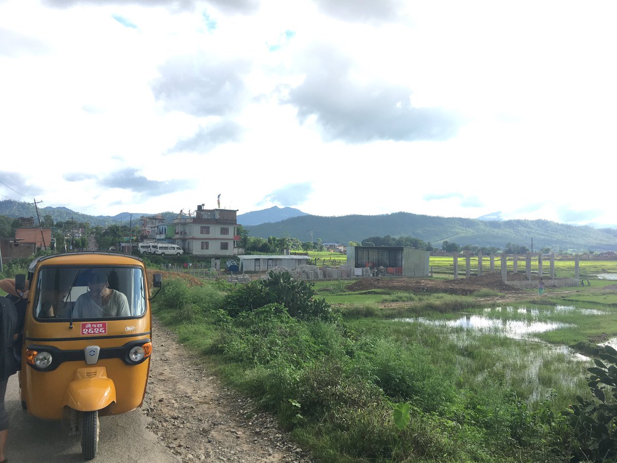 BlinkNow's tweet image. This tuk tuk is one of our most essential vehicles! It&apos;s used for buying groceries, bringing people home, and any other errand imaginable!