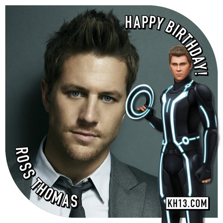  Happy 36th Birthday to Ross Thomas the voice of Sam Flynn in DDD.

 
