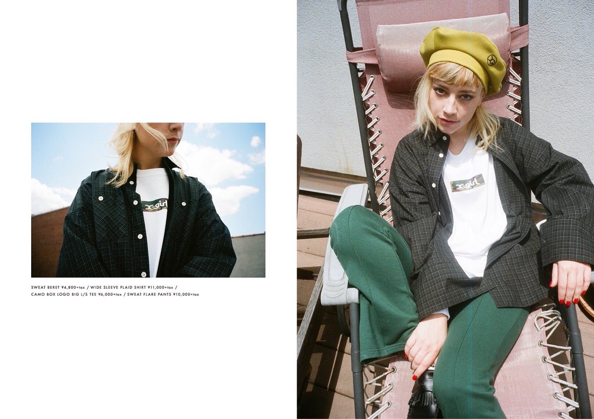 In the <a href="/Xgirl_1994/">X-girl</a> FW17 lookbook 💫💛 bs-intl.jp/catalog/xgirl/…