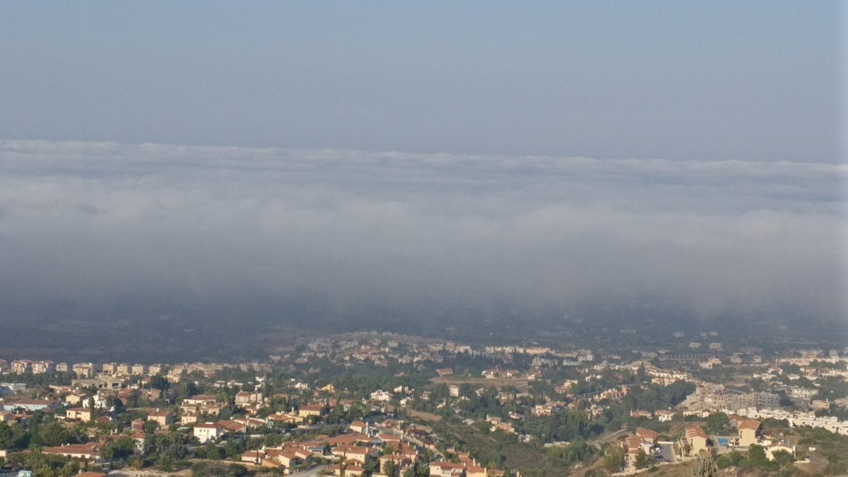 daveauld's tweet photo. Paphos coastline wrapped in a fog blanket this morning #CyprusIsCalling https://t.co/ImTeKgVu0J