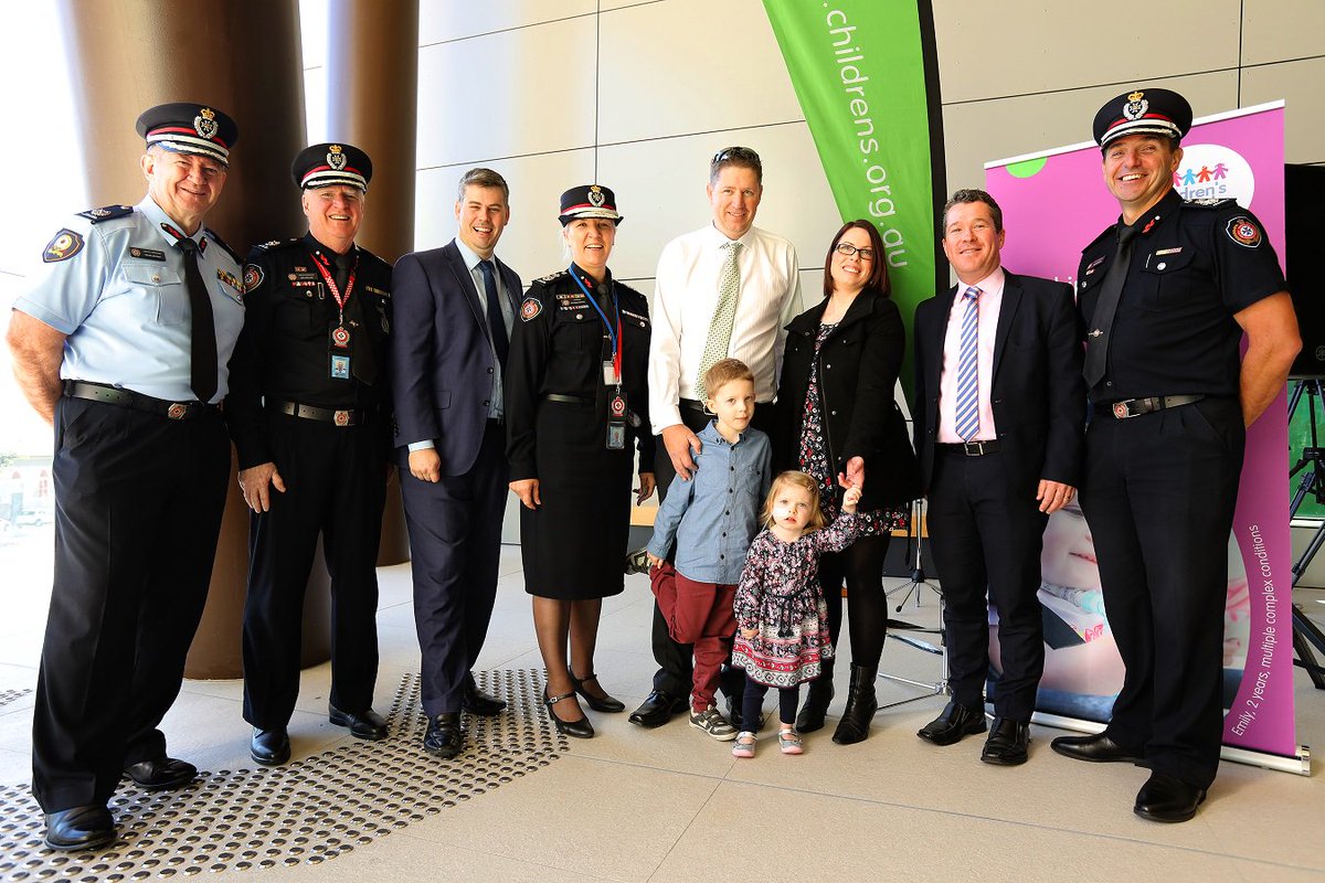 So proud to be at Lady Cilento Children's Hospital today to launch QFES’ state-wide fundraising effort to assist critically ill children.