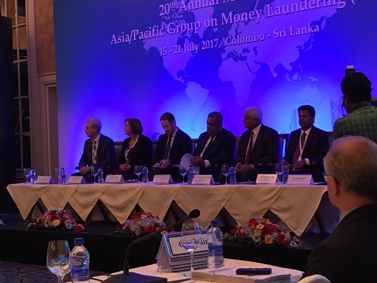 fatftrein's tweet photo. 4 MEs and over 400 delegates from 41 jurisdictions. See you in Busan for typologies! #Colombo #AML/CFT #FATF #APGML https://t.co/yRclswiA9v