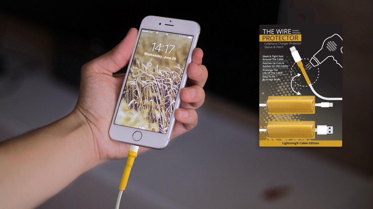 WireProtector's tweet image. Look Out For Our Kickstarter Campaign Today. 
Help Us Grow, Share This Post With A Friend In Need Of A #WireProtector #iPhone #iPad