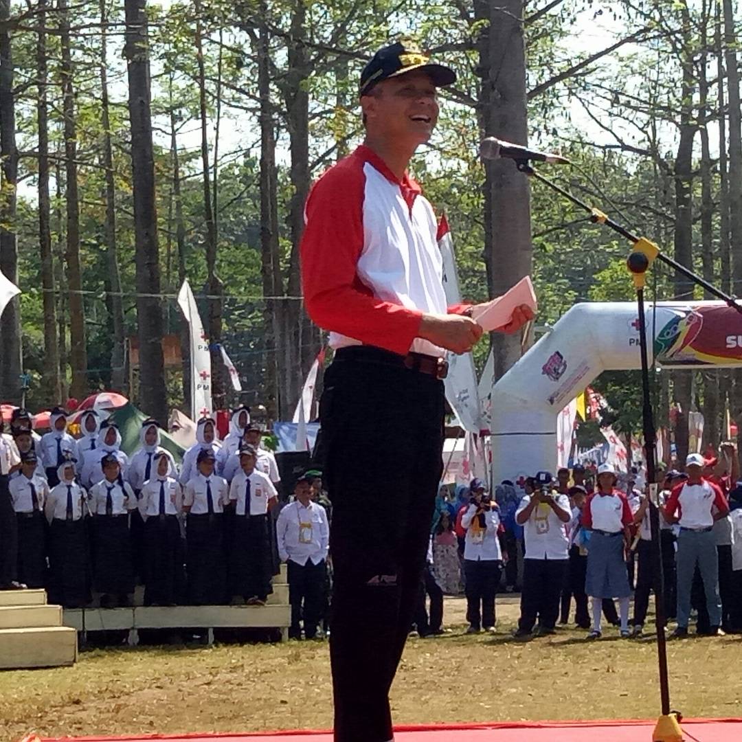 PMIKabTegal's tweet photo. Upacara pembukaan #jumtekjateng2017 di Bumi Perkemahan Regaloh Kab.Pati, Rabu (24/7).
@PMIJawaTengah 
@palangmerah 
@ganjarpranowo https://t.co/qkot8YDSX7