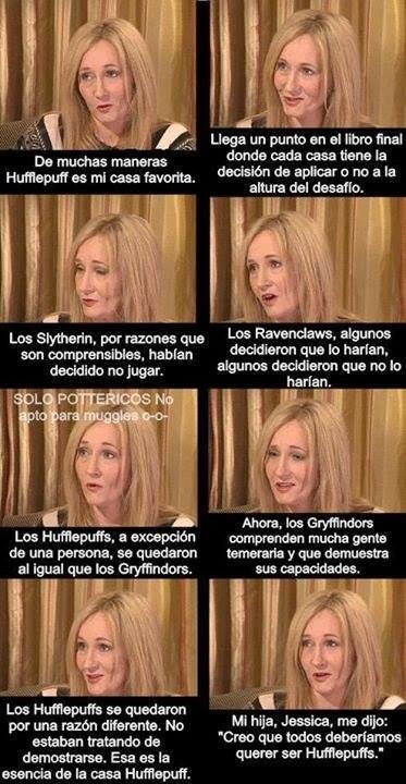 YMiVaritaHarry's tweet photo. Para todos a los que les gusta hacer bullying a los Hufflepuff. https://t.co/paeuQhEkCb