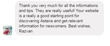 Explore_Astana's tweet photo. Thank you very much Razvan! 
We are more than glad to be useful for you https://t.co/4cLb6Pa5kE