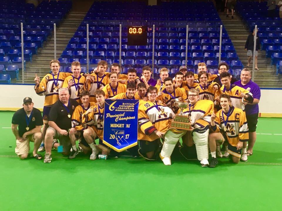 MrMikeChernoff's tweet photo. #Adanacs Midget A1 are Provincial Champions!! The next wave is coming. @JuniorAdanacs @OffTheCrosseBar @BCLacrosse #lacrosse #Coquitlam https://t.co/IZCthzgzwB