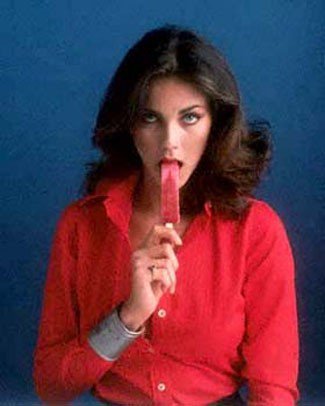 Lynda Carter when Mando wishes her a Happy Birthday.  Happy Birthday, Lynda! 