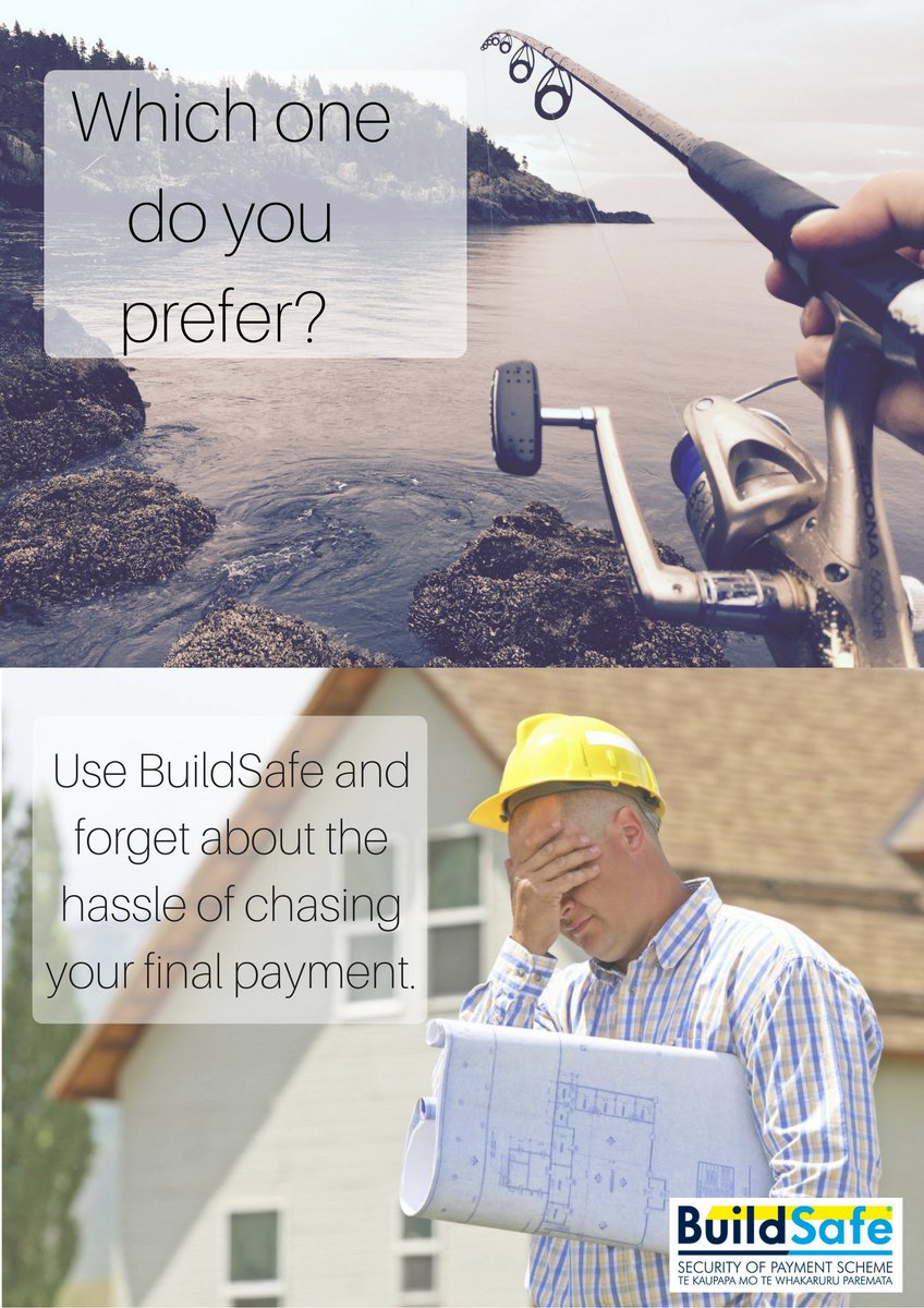 BuildRightNZ's tweet photo. Peace of mind for builders and homeowners. #ReduceRisks #OrganiseProjects #BuildSafe #GoFishing https://t.co/BMdwME1y7U