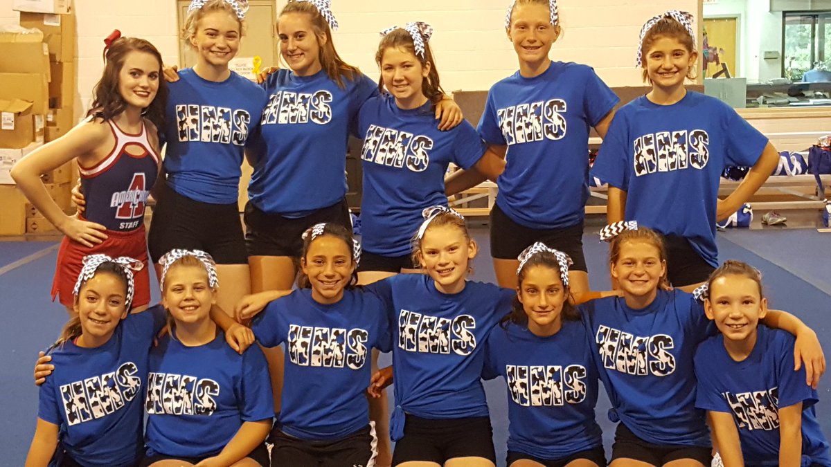AmeriMonica's tweet photo. Had SO much fun with Highland Middle School! #bringyourbest #amerifun #americheer https://t.co/UjmS9dIo7b