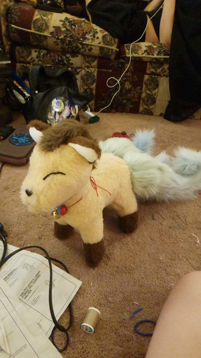 TOAwesomeCos's tweet photo. I feel accomplished when the cat thinks the plush I made is another animal XD https://t.co/fz3BgEHq8w