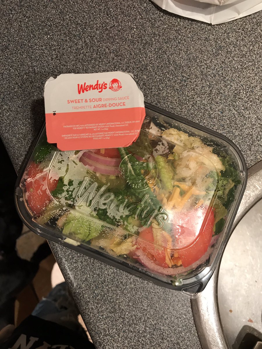 _DustinCopeland's tweet photo. Went to @Wendys to get a ceaser salad and regular lemonade.... close, very close! https://t.co/nemd2kG2u9