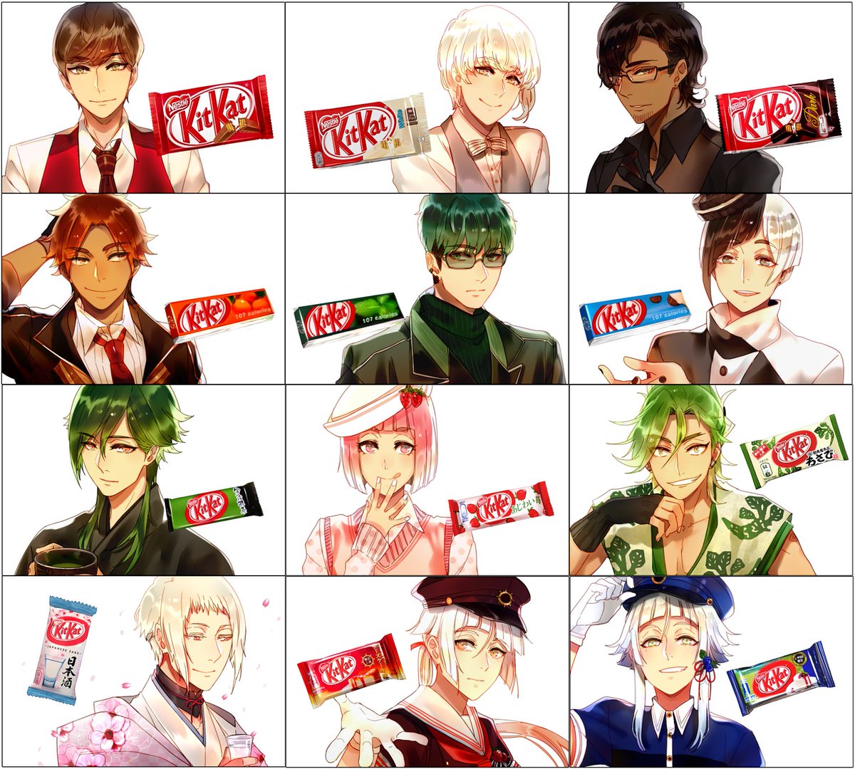 Current KitKat Boys!
It's gonna be 1 year since I started this project next month!
Good afternoon! ? 