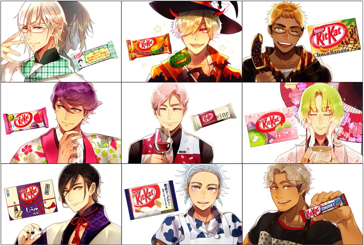 Current KitKat Boys!
It's gonna be 1 year since I started this project next month!
Good afternoon! ? 
