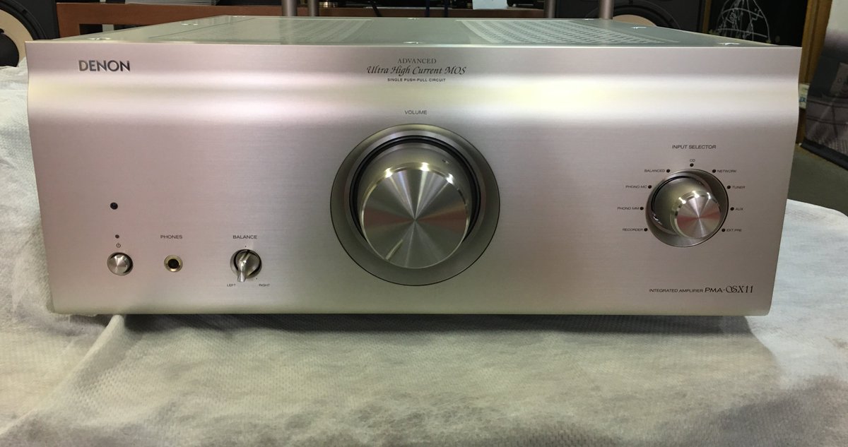 SendaiNodaya's tweet photo. マランツ SA8005、デノン DCD-SX11、PMA-SX11、McIntosh MC275中古入荷中。当店の中古は安く程度も👍
https://t.co/ZPGzvg2Z6H #オーディオ #SACDプレーヤー #プリメインアンプ #中古 #デノン #マランツ #MC275 https://t.co/IeNz90FdMm