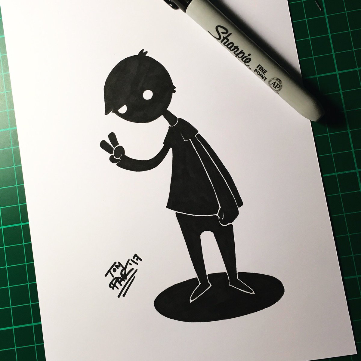 Tom_Par's tweet photo. Shadow child 

#illustration #cartoon #colour #fun #enjoy #happy #doodle #drawing #art #2d #characterdesign #sharpie #sharpieart https://t.co/qGfyY23j3a