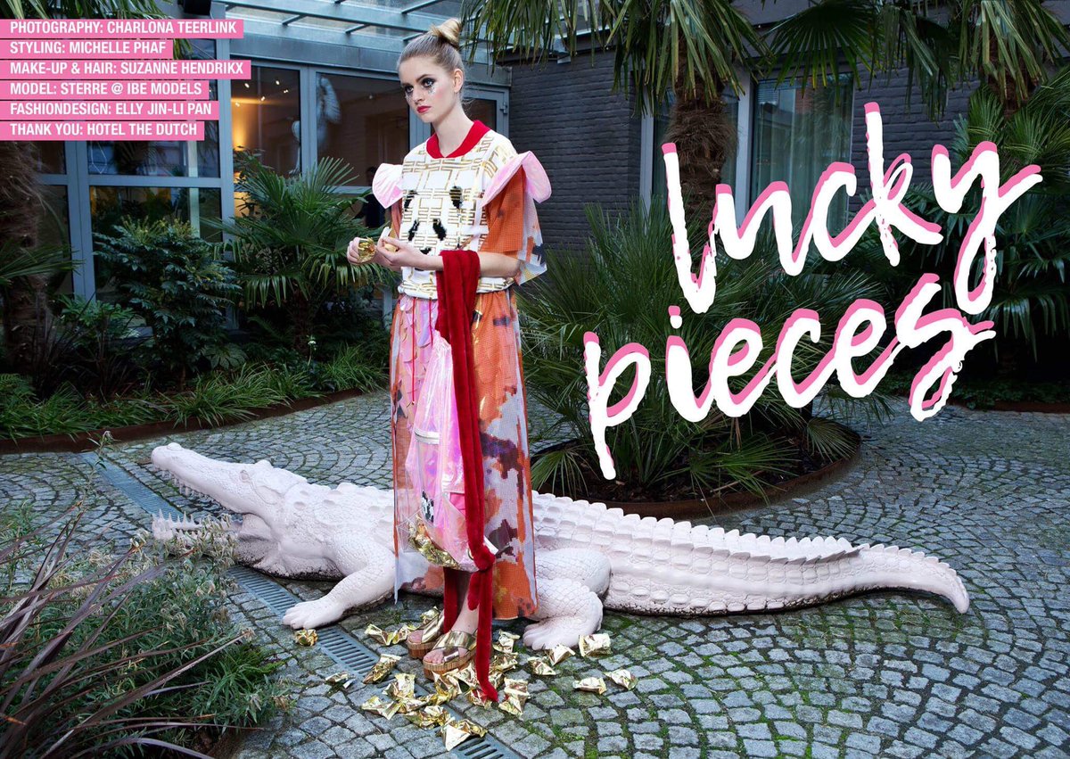 trlinkphoto's tweet photo. LUCKY PIECES // 📷: Charlona Teerlink 👗: Michelle Phaf 💄: Suzanne Hendrikx model: Sterre @ IBE models fashiondesign: Elly Jin-Li Pan https://t.co/KdqVuEqlJc