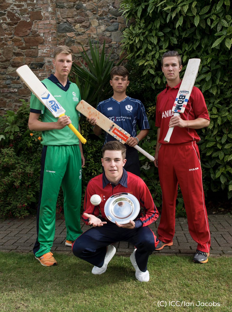 BBCJerseySport's tweet photo. Cricket: Under-19 World Cup Qualifier kicks off today in Jersey. The hosts, Ireland, Scotland &amp; Denmark battle it out in the week-long event https://t.co/AJG9920y6t