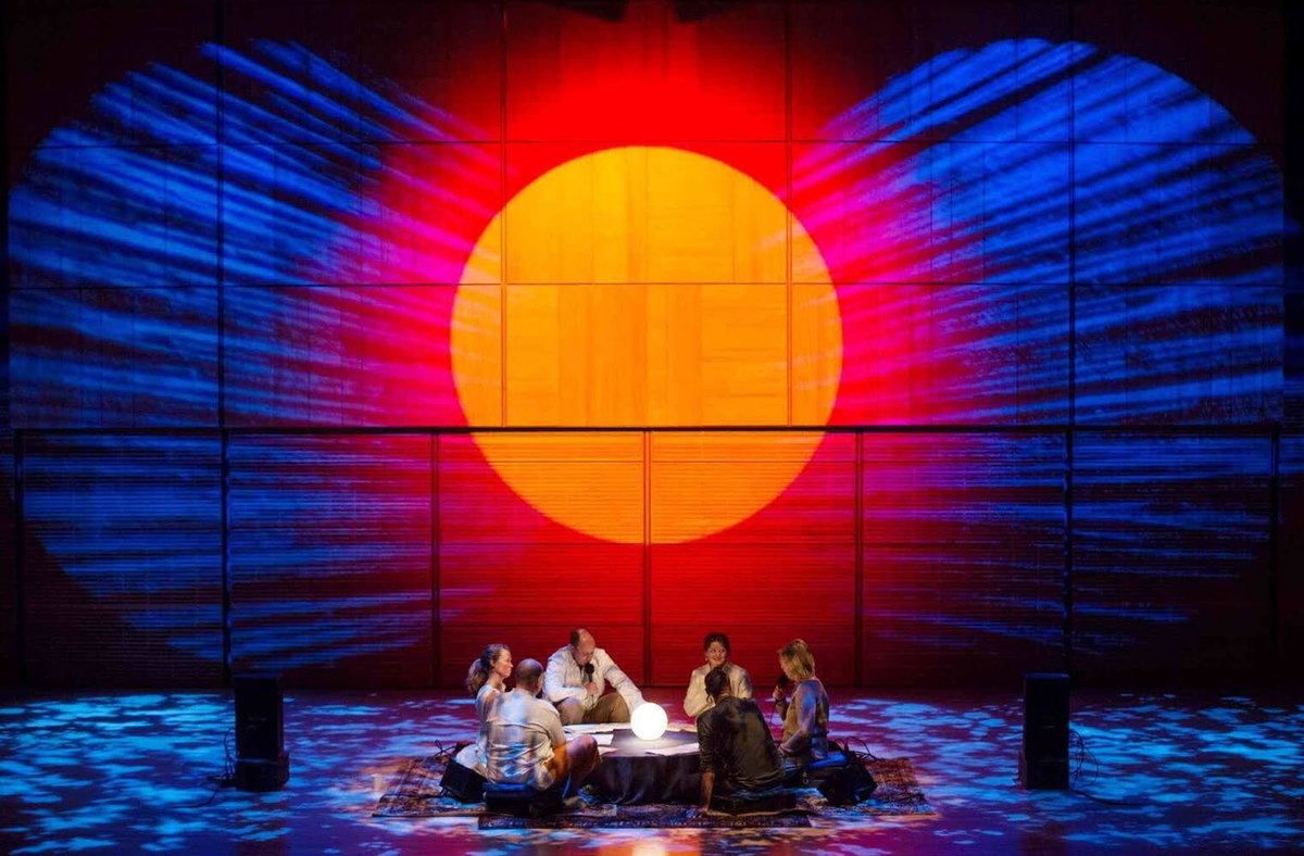 AUT_dk's tweet photo. #TheatreOfVoices opfører #KarlheinzStockhausen|s #Stimmung på fredag i #GellerupKirke. #autdk anbefaler koncerten: https://t.co/c2Ox7oqyir https://t.co/12T8mzIeMM