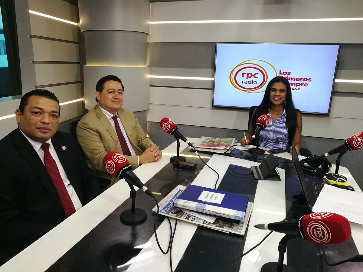 rpc_radio's tweet photo. #NotiRPCRadio Ya está con nosotros el presidente electo del @PanamaCNA Dinonicio Rodríguez y el segundo vicepresidente Juan Antonio Kuan https://t.co/cRCiDWnx98