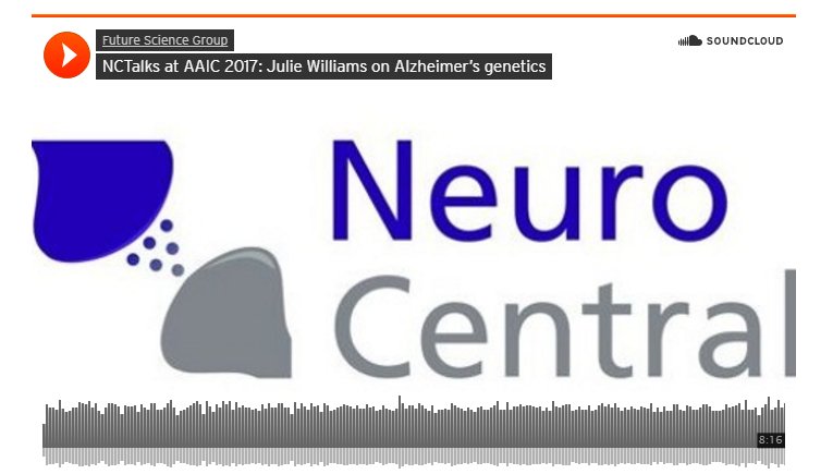 futuresciencegp's tweet photo. Take a look at @Neuro_Central #NCTalks podcast with Julie Williams on #Alzheimer's #Genetics https://t.co/VbtJN1jcuz https://t.co/GZOkjbVKHw