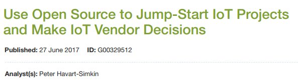 SOFIA2_Platform's tweet photo. Gartner Report: Use Open Source to Jump-Start IoT Projects and Make IoT Vendor Decisions https://t.co/ciCGfTzF7D https://t.co/COz8sfBN7G