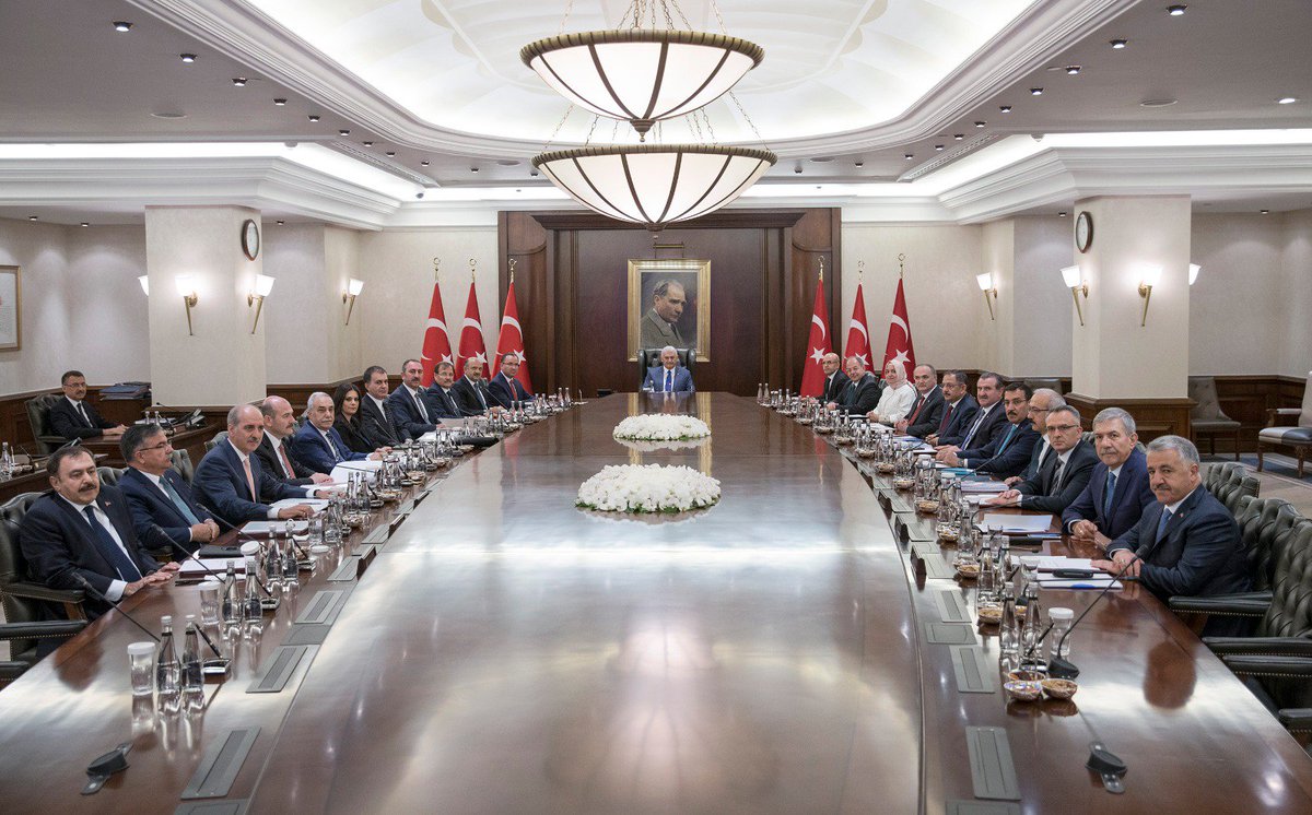 suleymansoylu's tweet photo. Başbakanımız Sn.@TC_Basbakan'ın riyasetinde Bakanlar Kurulu Toplantımızı gerçekleştiriyoruz https://t.co/o6o1FyQBWy