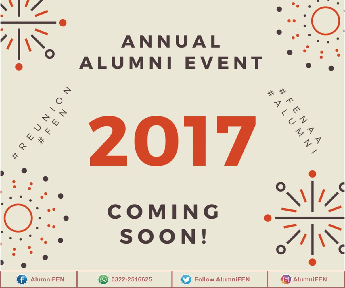AlumniFEN's tweet photo. #alumni #reunion #2k17 #fenaa https://t.co/PJsBgaVSyA