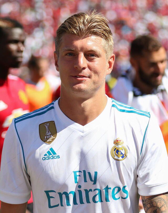 RMadridInfo's tweet image. Real Madrid v Manchester United | Toni Kroos