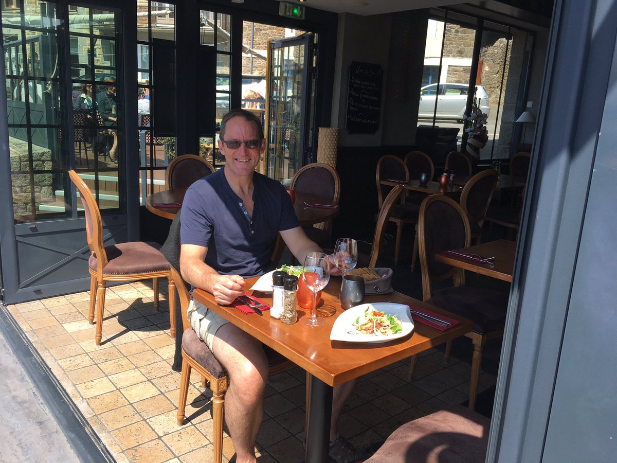 ziadeeks's tweet photo. At last the sun has come out.  250 miles done and time to stop for two days and rest.   Yeah. https://t.co/gejB1qCf4r