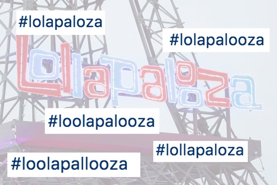 Un nom de marque taillé pour les réseaux sociaux 😅 #LollapaloozaParis