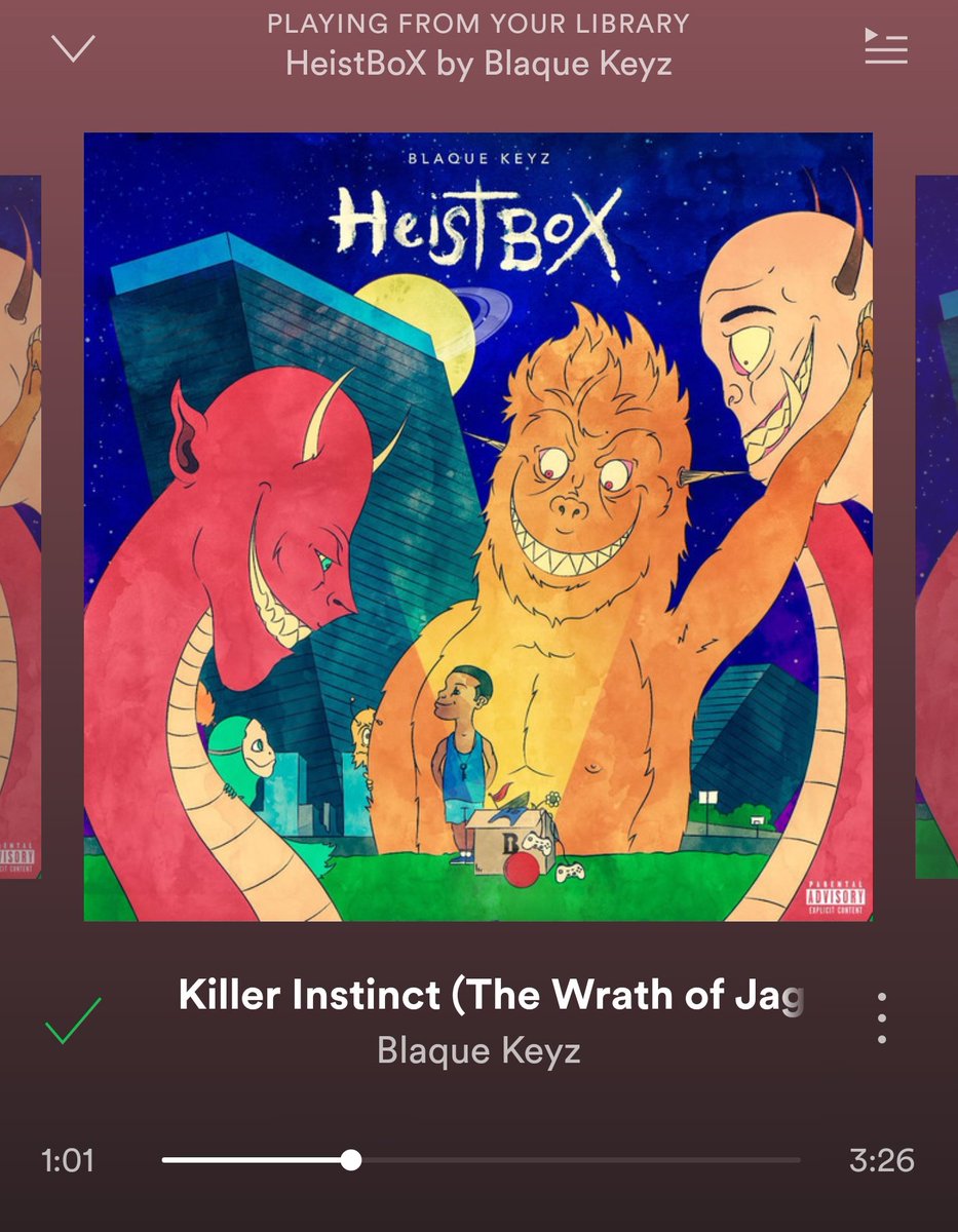 thisdamnshow's tweet photo. Listening to #Heistbox from @BlaqueKeyz this Morning! Start your Monday right! 👌 https://t.co/cidzENbvBc