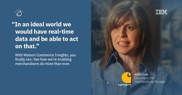 pwharton's tweet photo. From @IBMcommerce: Carhartt Grows #Online Sales with IBM Watson Commerce. #retail #commerce #WatsonCommerce https://t.co/U9JSsPfCdH https://t.co/xPBfBQtp2o