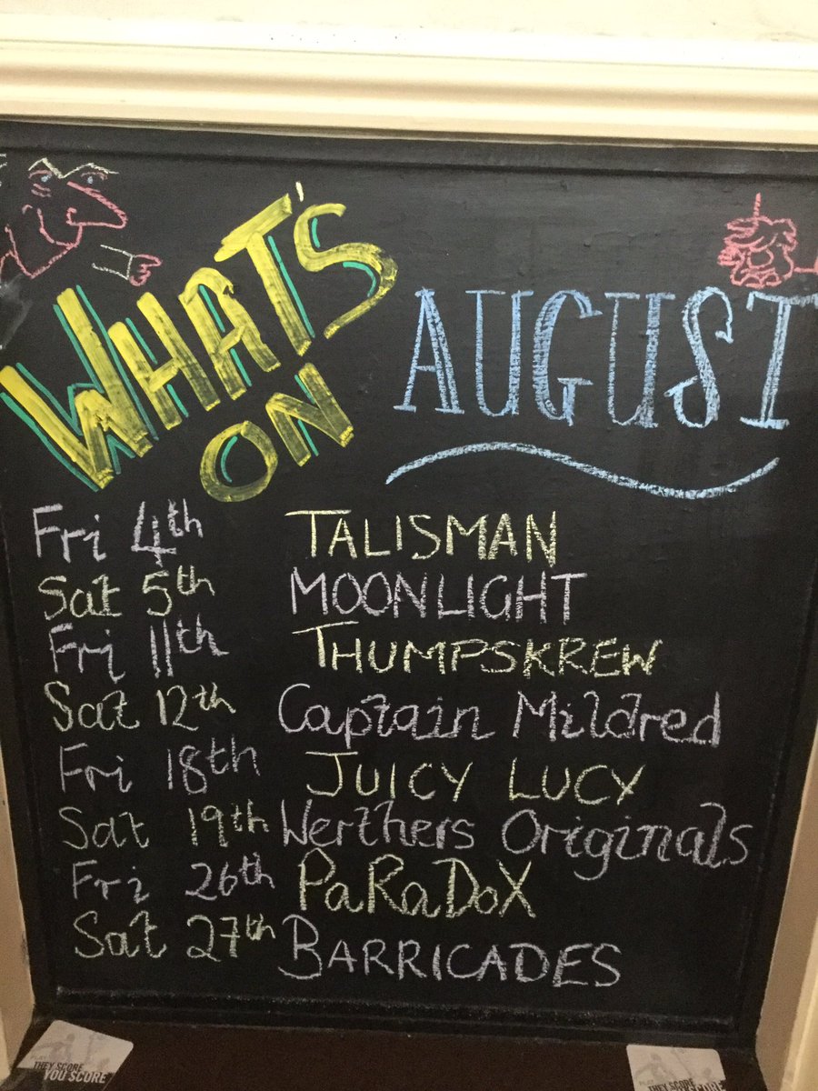RedLionRamsgate's tweet photo. Looking ahead to August @ThorleyTaverns @ThanetGigs @w3gigs @gr8musicvenues #livemusic #thanetgigs #freegig #keepmusiclive #ramsgaterocks https://t.co/0dfcbmetmw