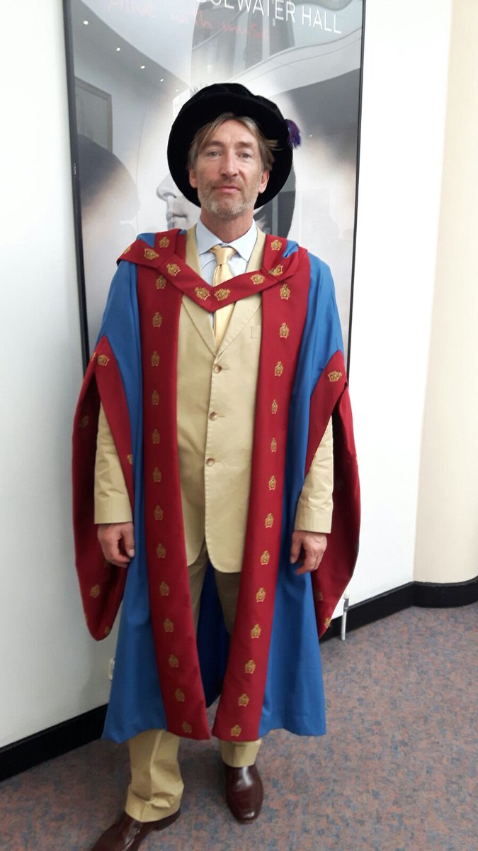 ManMetUni's tweet photo. Thanks to @mikegarry for your inspirational words &amp; fantastic performance with @CassiaQuartet at our graduation ceremonies today! https://t.co/cPXAbTHa8a