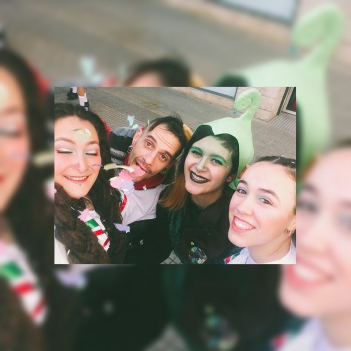 missburdeos's tweet photo. Carnaval carnaval! 🎉 Me encanta esta foto! #FolletsFolrats #CDT #VivaMexico #DracDeTerrassa #Carnaval17 @arooa_14 @hippiecdt https://t.co/1ET9H0EiMr