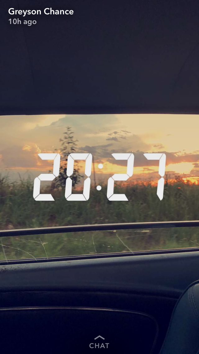 GreysonReports's tweet photo. GREYSON'S UPDATE ON SNAPCHAT!! https://t.co/OlSRqxU7rT