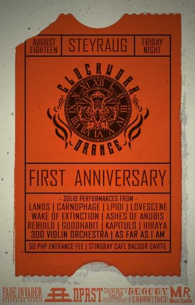 cwo_ph's tweet photo. 1st Aniversary GiG!
#clockworkorangeph https://t.co/rNzQQDOFgO
