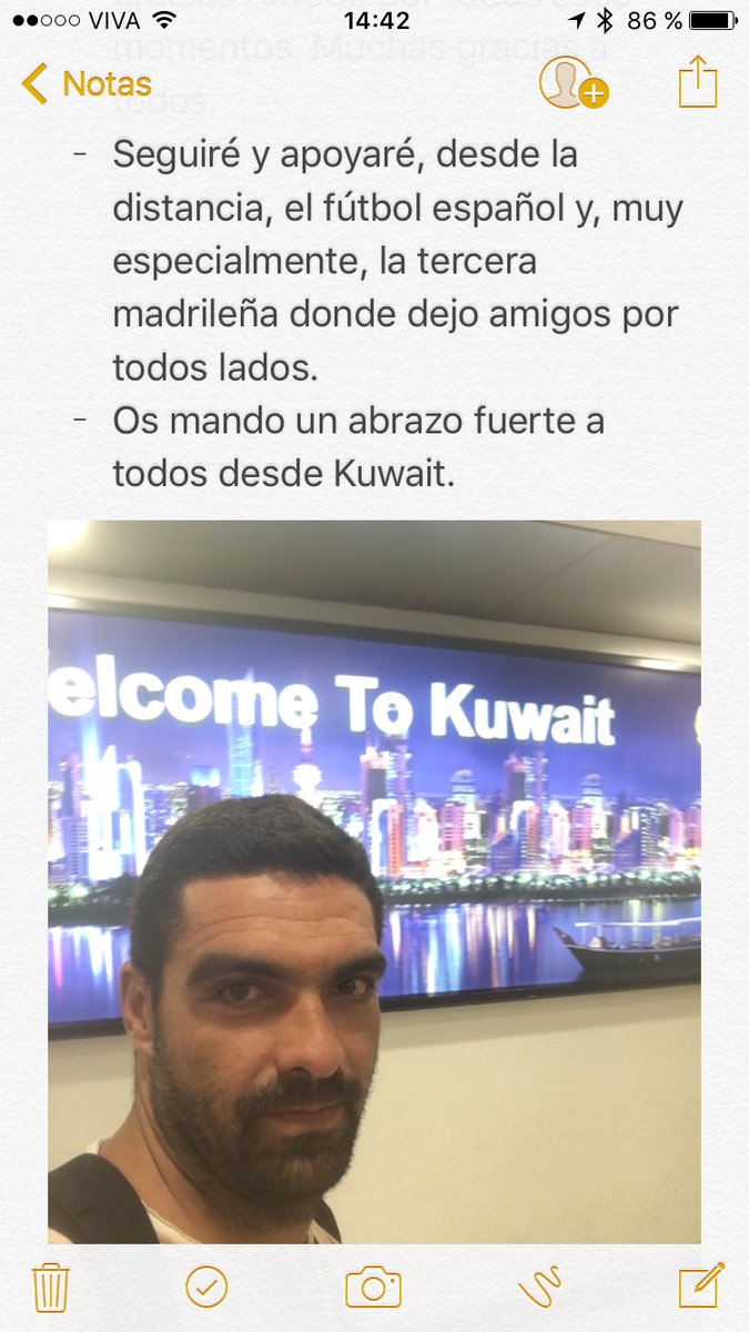 michelcarrilero's tweet photo. Como ya ha salido en las redes, os anuncio que dejo de ser oficialmente entrenador del Inter. No he podido anunciarlo antes. #viaje #feliz https://t.co/YGkKfGwvpi