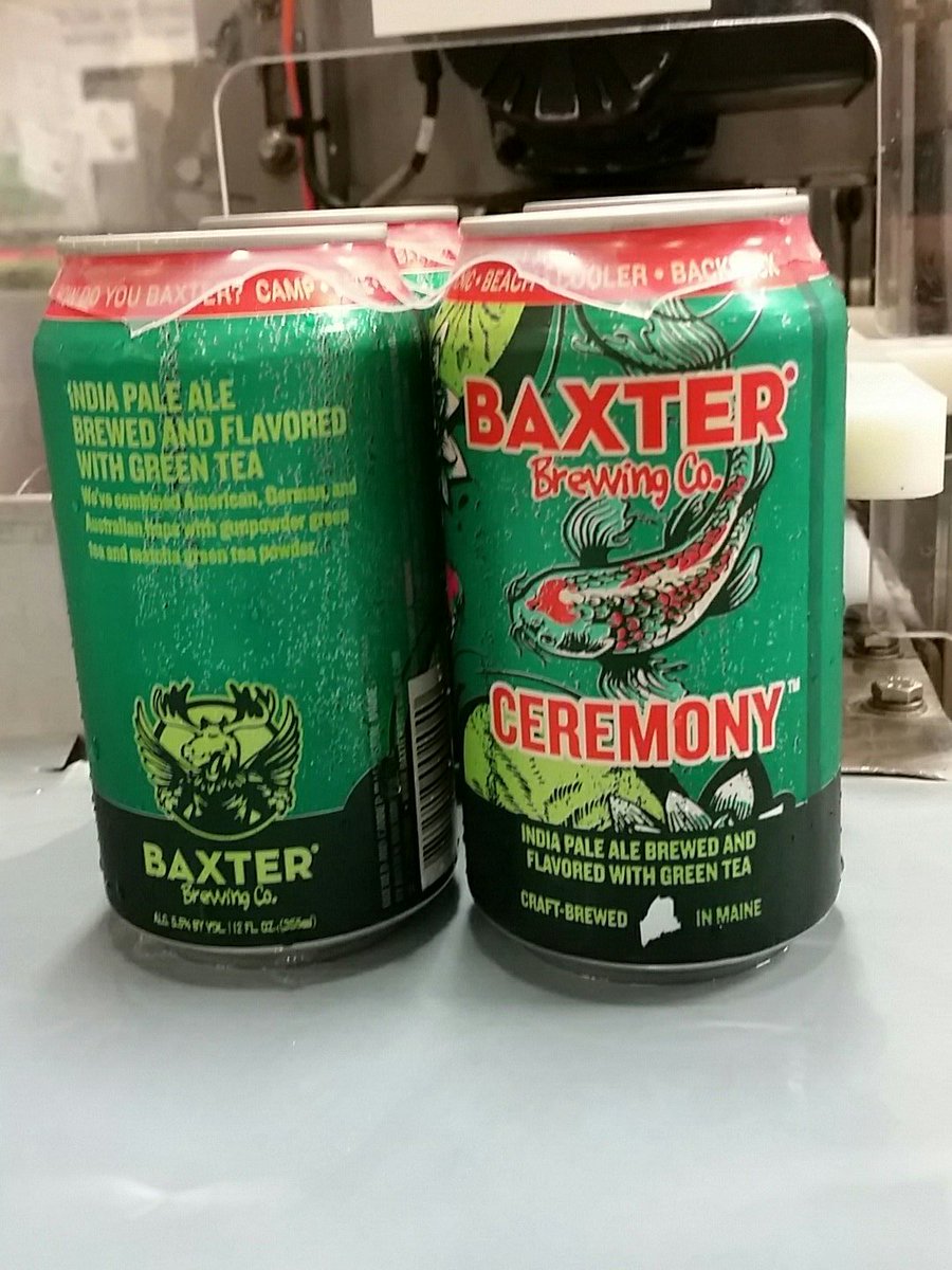 CraftBeerKrias's tweet photo. #howdoyoubaxter #ceremony @baxterbrewing    Green Tea IPA perfect for the summer! https://t.co/eX0pqB20nB
