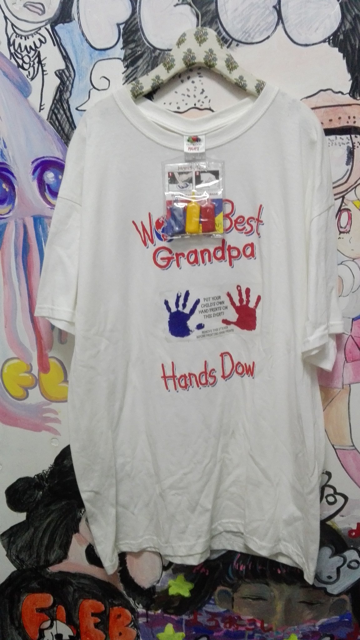 へんてこりんな古着屋フルエボ 自分の手形や子供の手形をオリジナルtシャツに出来るtシャツ O 手だけじゃ無く釣った魚で魚拓tシャツなんてのも可愛いと思います W ｕ 使い方も着方も自由です W ｕ T Co Gbcox2re3p Twitter