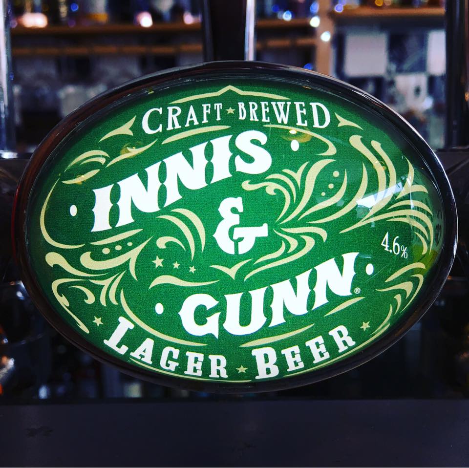 We now have Innis &amp; Gunn lager on tap to accompany your burgers 🍺🍺🍺