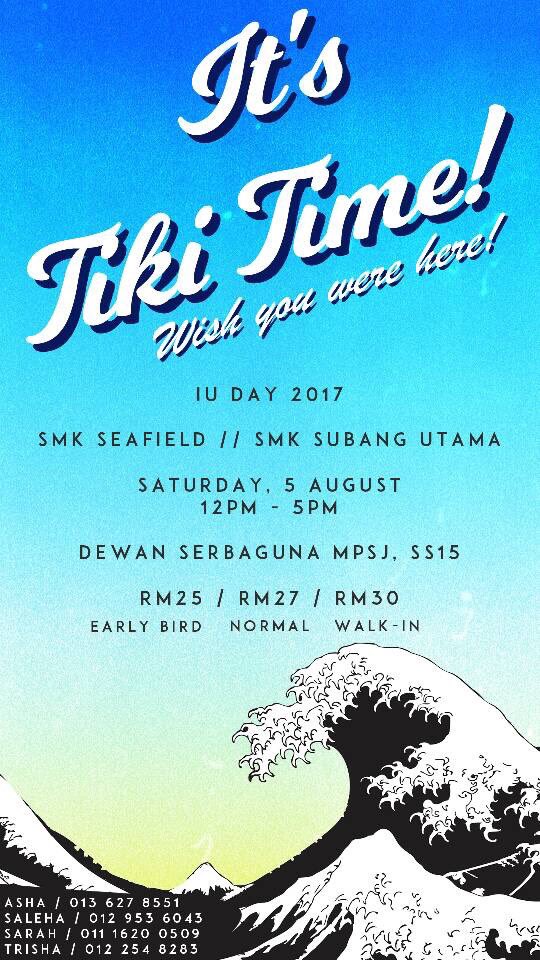InteractSMKSU's tweet photo. See you in Hawaii this 5th of August! 🌴☀️🌊👙Profits will be donated to Great Heart Charity Association who help the less fortunate in M'sia. https://t.co/F6KumjxGTr