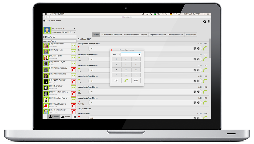 VoIPGuys's tweet photo. pascom #IPPBX v. 15's desktop #UC client now supports Italian. Special thx to @SoftwareLink3 for the localisation - https://t.co/QNN9P9Htz3 https://t.co/uvbd79xpXa