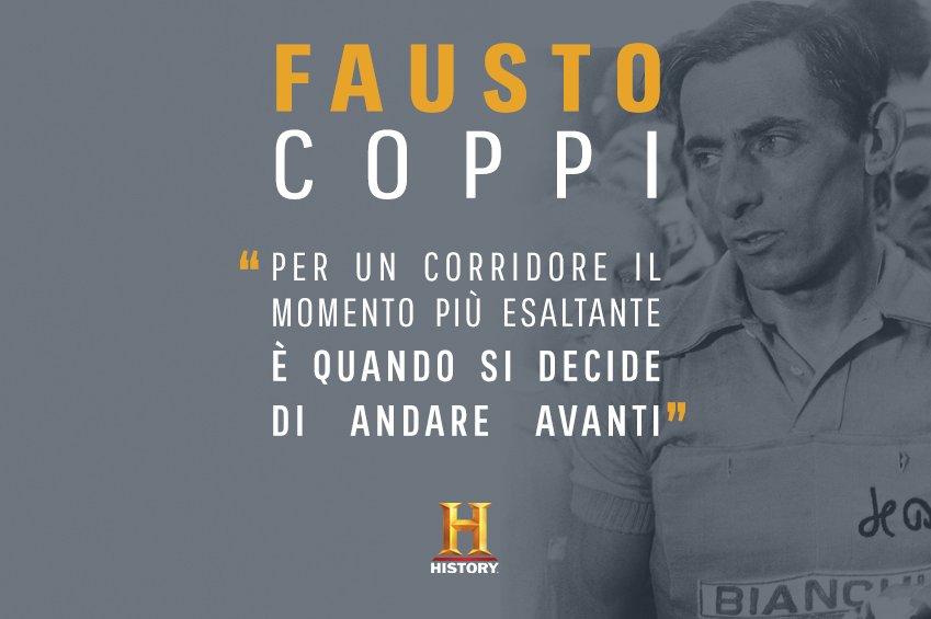 HISTORYIta's tweet photo. #24luglio 1949 Fausto Coppi chiude in testa il Tour De France, precedendo in classifica generale Gino Bartali. #HistoryQuote https://t.co/hEIUMGBtCa